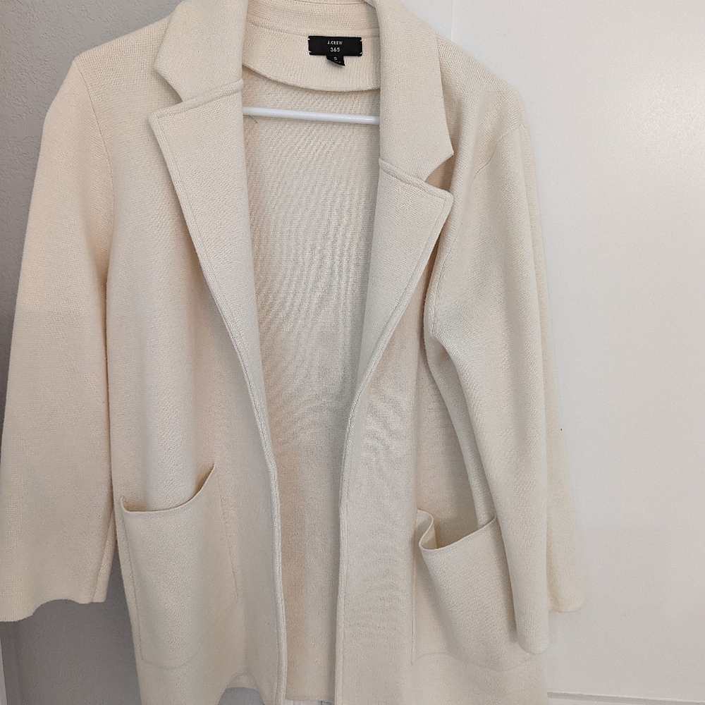 JCrew sweater blazer